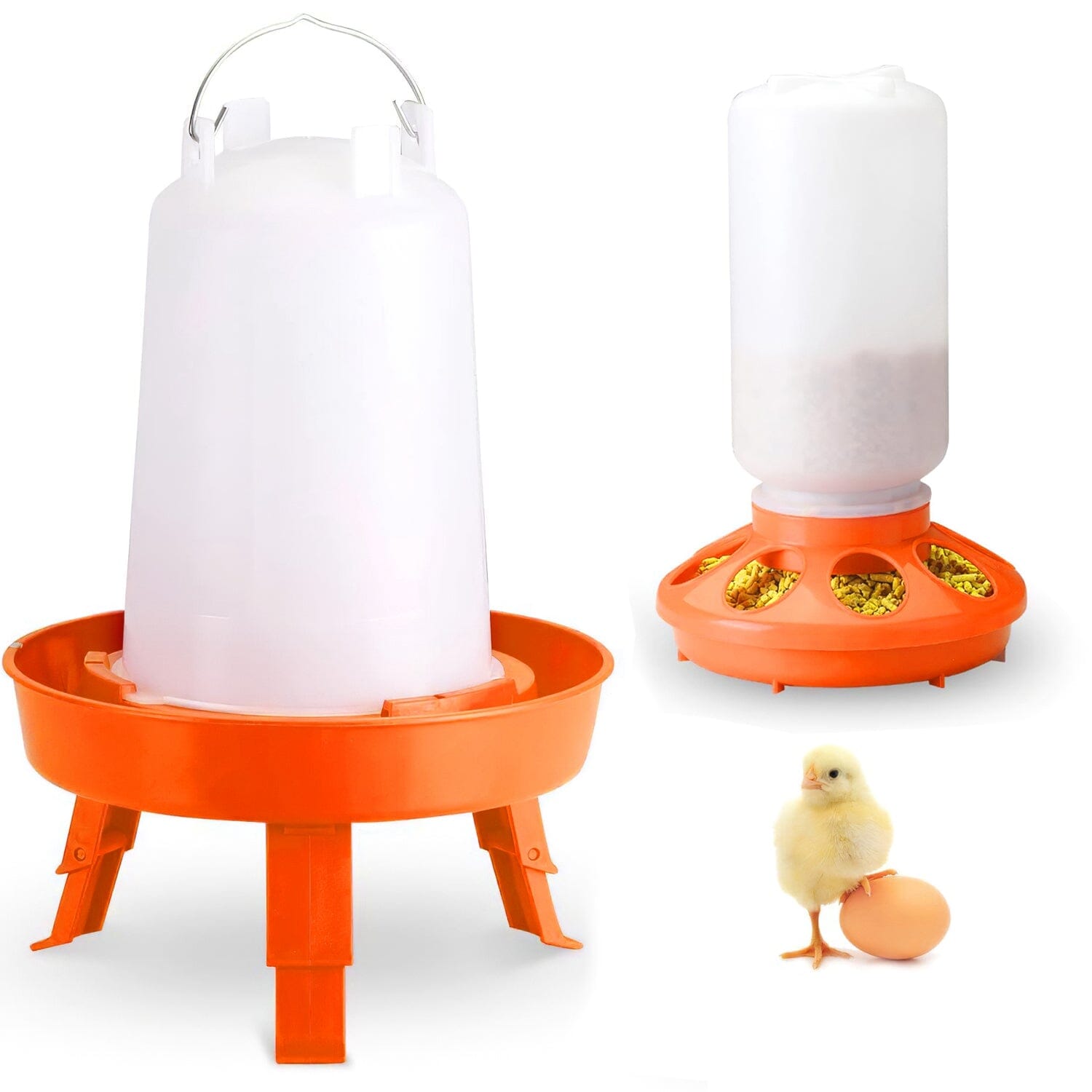 1.5L Chicken Feeder Adjustable Height Waterer Set Buy Cheap Footlocker Pictures