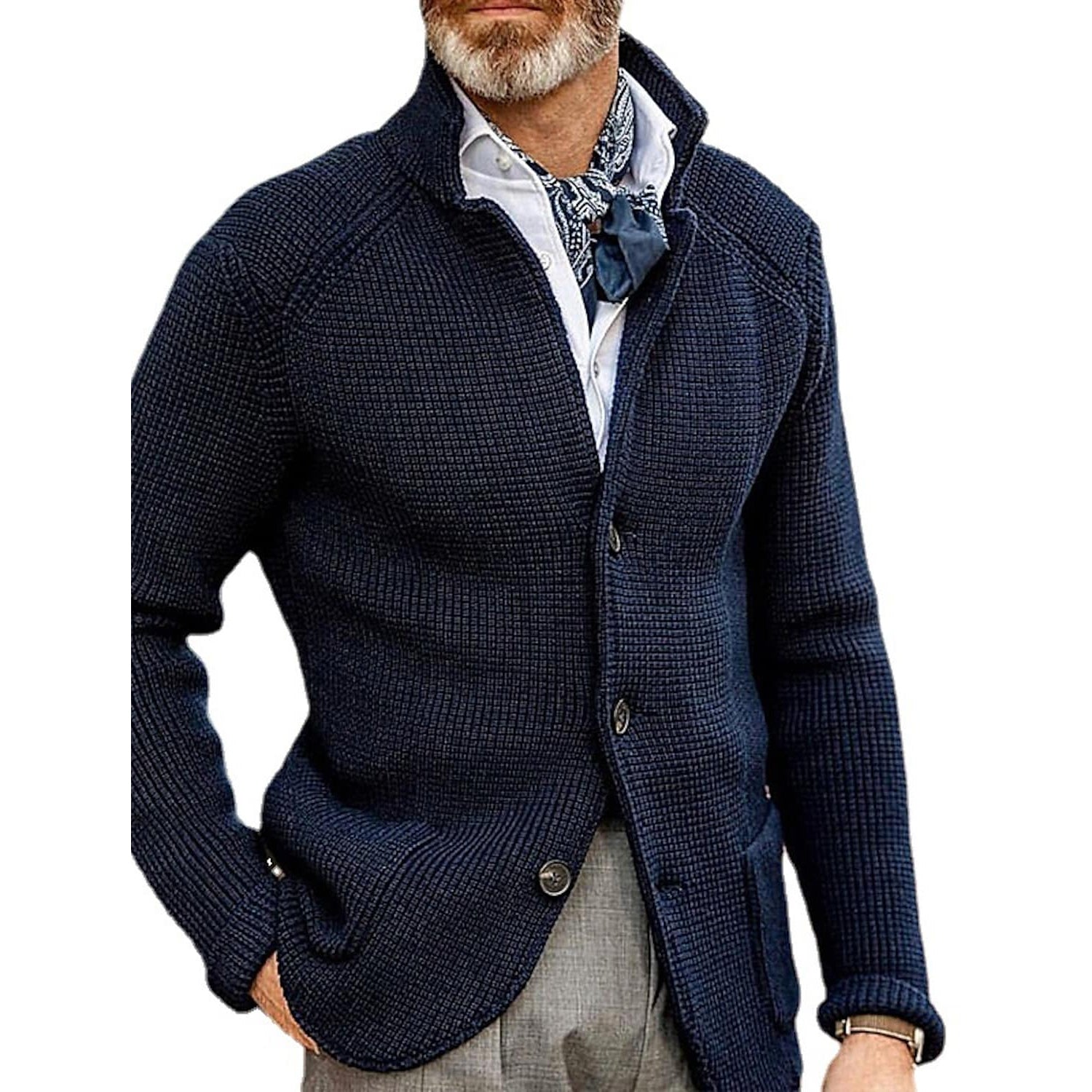 Men's Cardigan Solid Color Sweater Buy Cheap The Cheapest