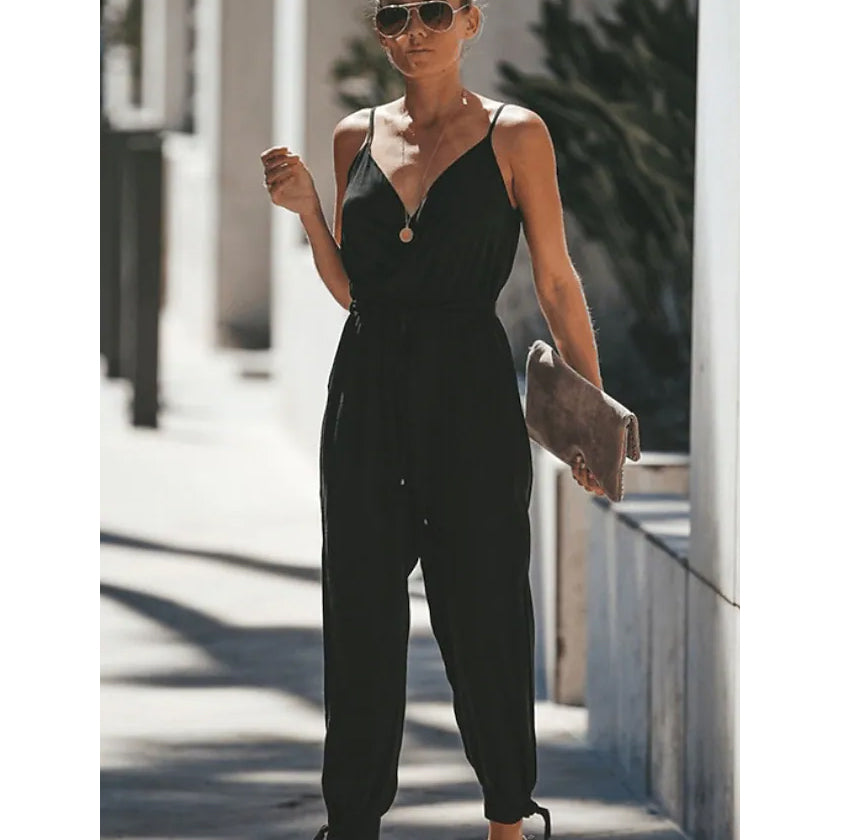 Women's Sexy Casual Daily V Neck Jumpsuit Buy Cheap 100% Original