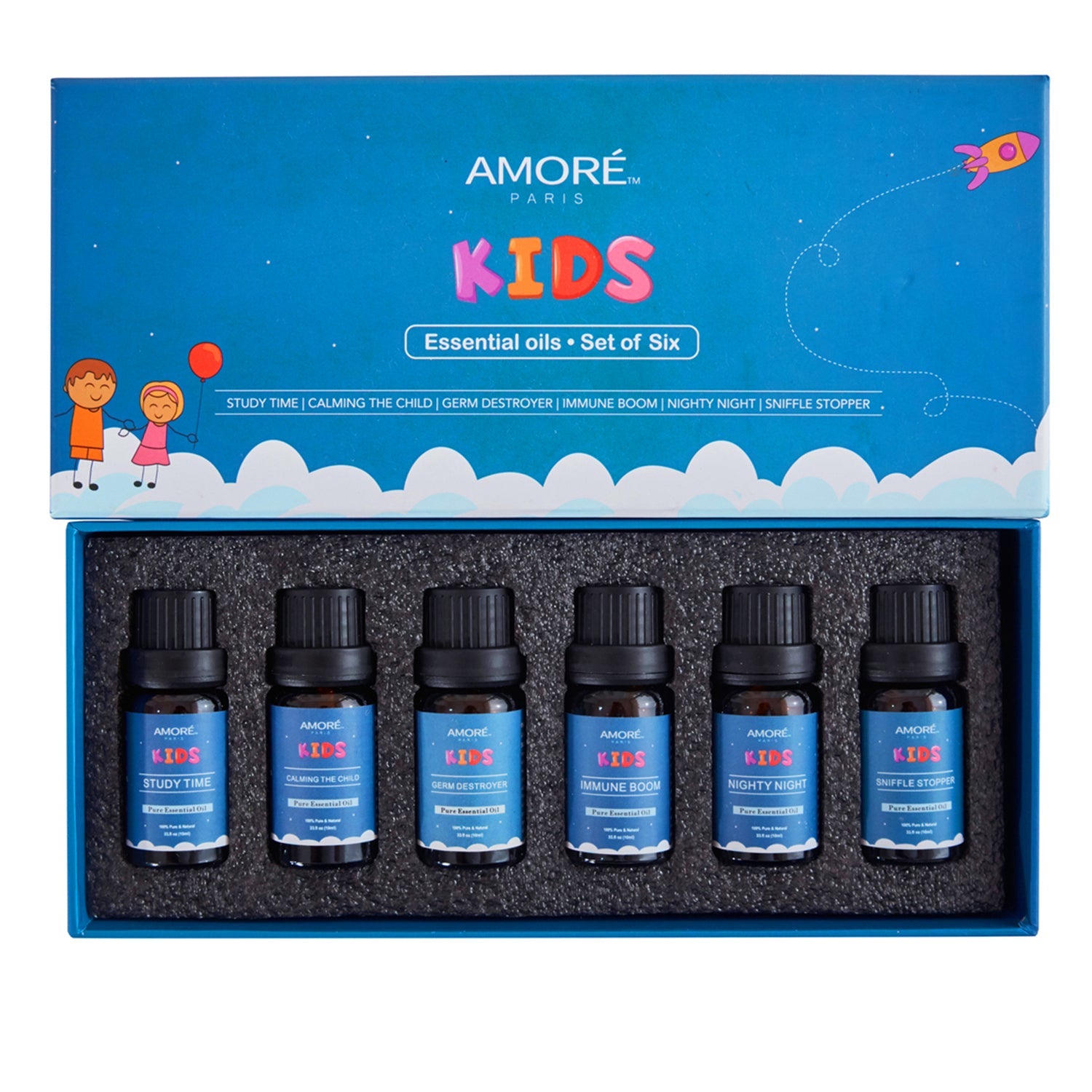 6-Pieces Set: Natural Aromatherapy Kids Safe Essential Oils Starter Set Outlet Online Shop