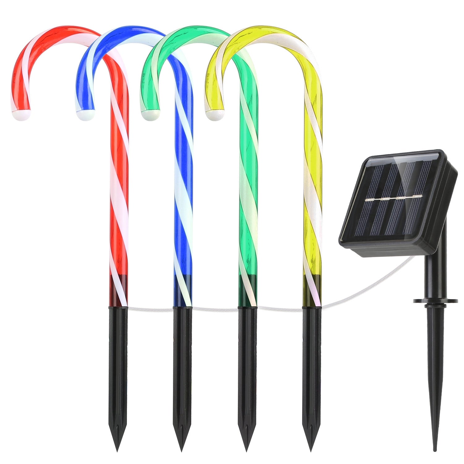 Solar Christmas Candy Cane Light IP55 Waterproof Stake Light Cheap Countdown Package