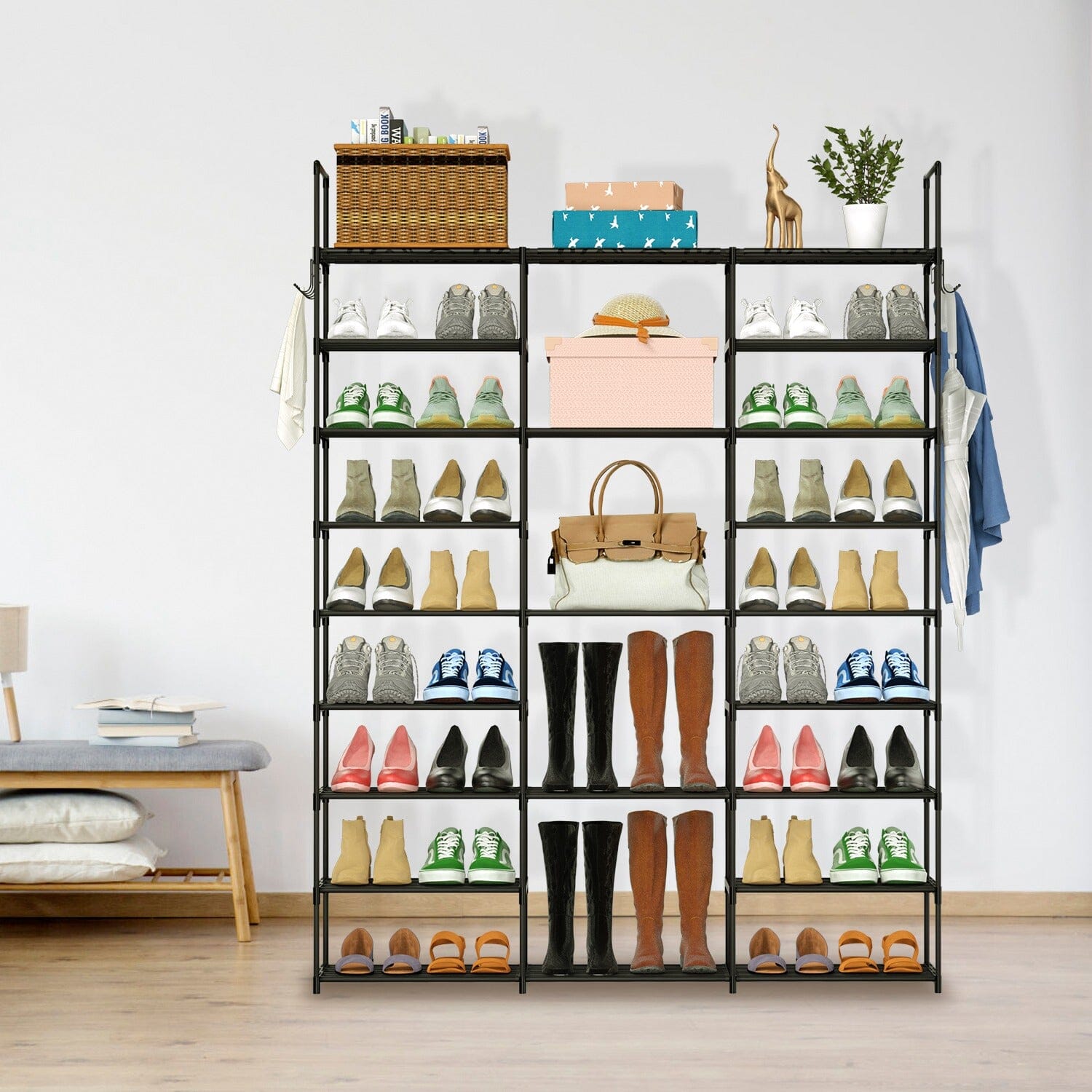 9-Tier: Shoe Rack Metal Storage Buy Cheap Very Cheap