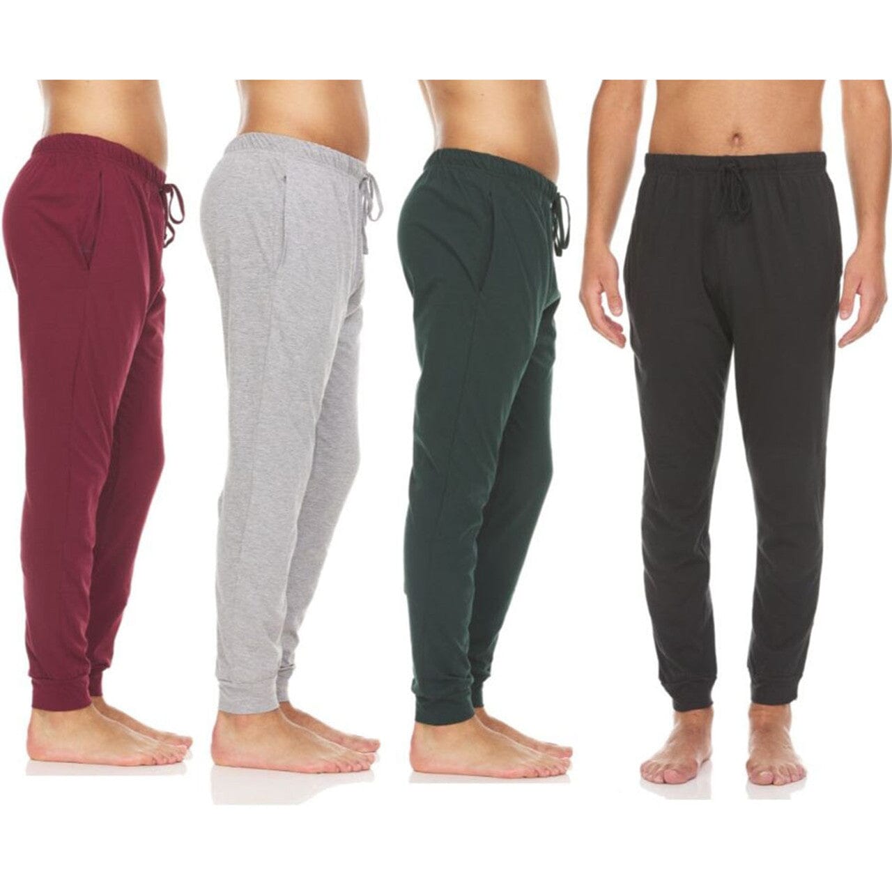 4-Pack: Men's Cotton Lounge Pants 2025 Newest Cheap Online