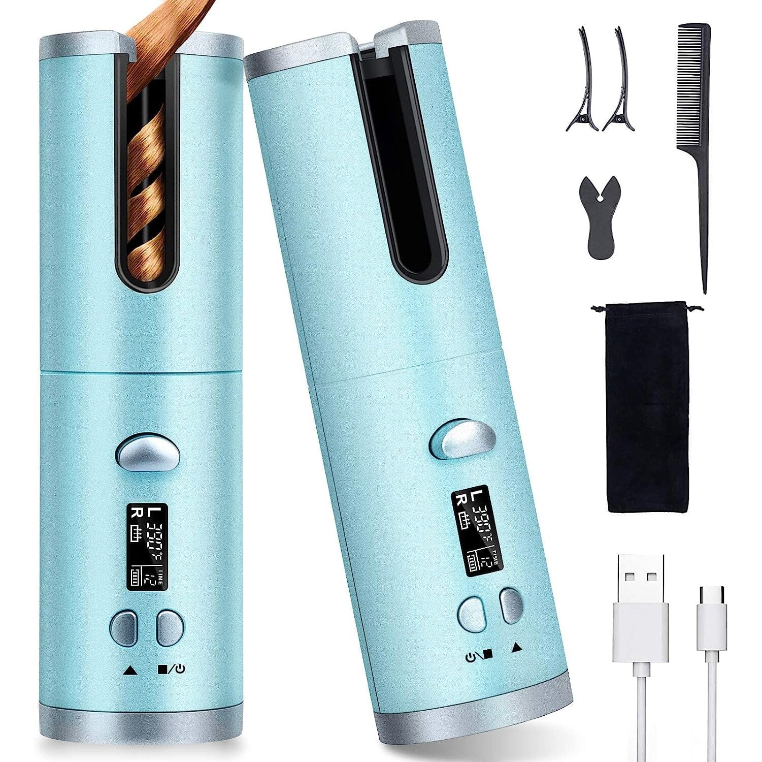 Unbound Cordless Automatic Hair Curler Outlet Top Quality