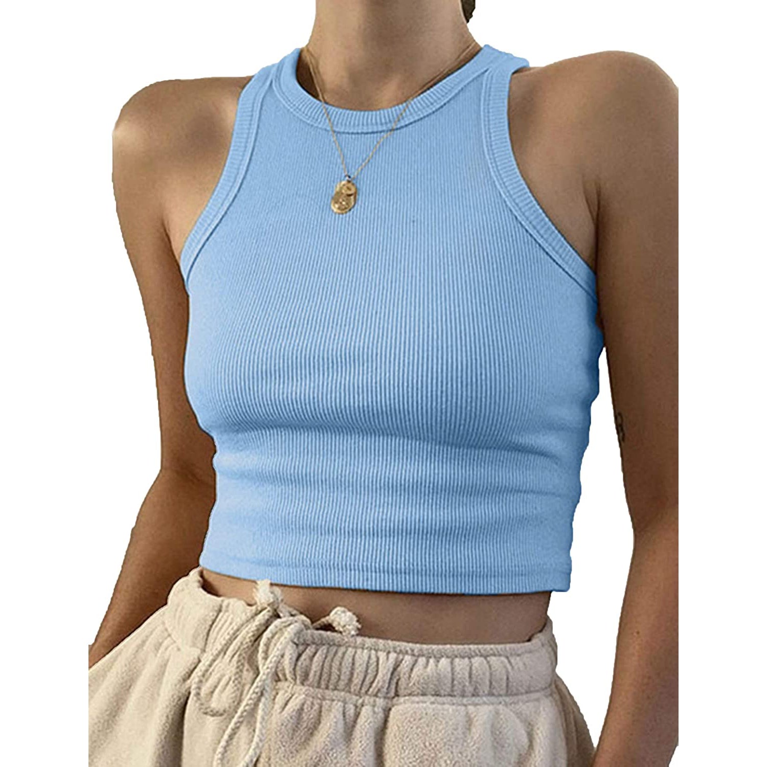 Womens Basic Sleeveless Tank Top Very Cheap