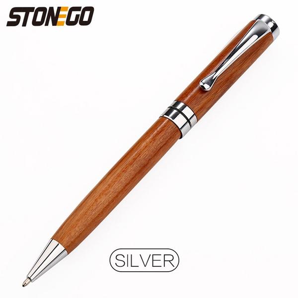 2-Pack: Wooden Twist Ballpoint Pen Marketable Sale Online