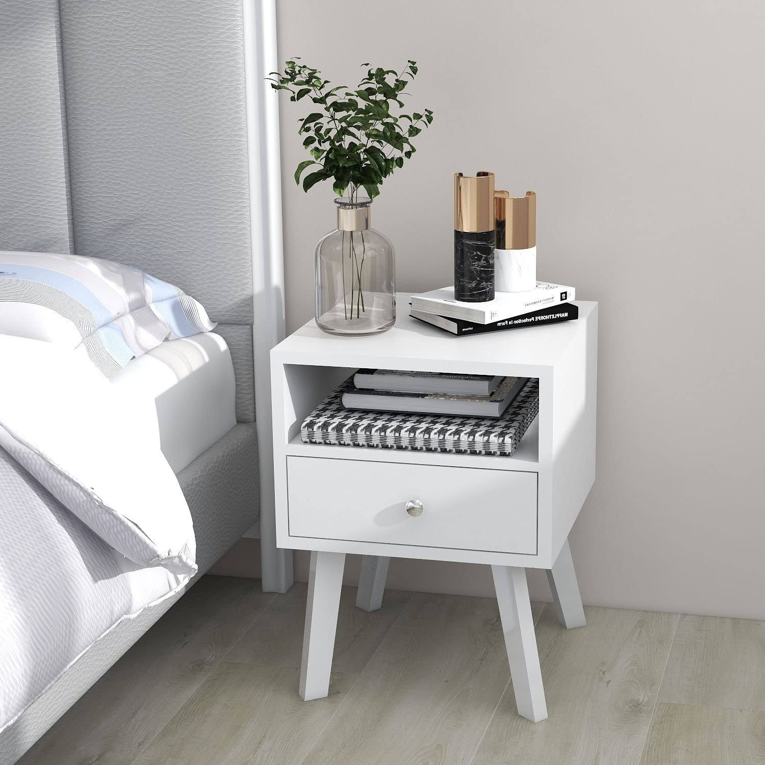 Wood Nightstand with Drawer Order Cheap Pice