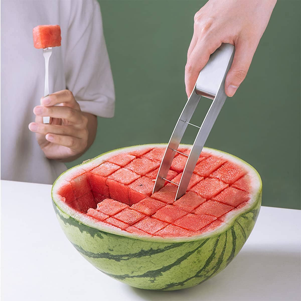 Stainless Steel Watermelon Cube Cutter Low Cost For Sale