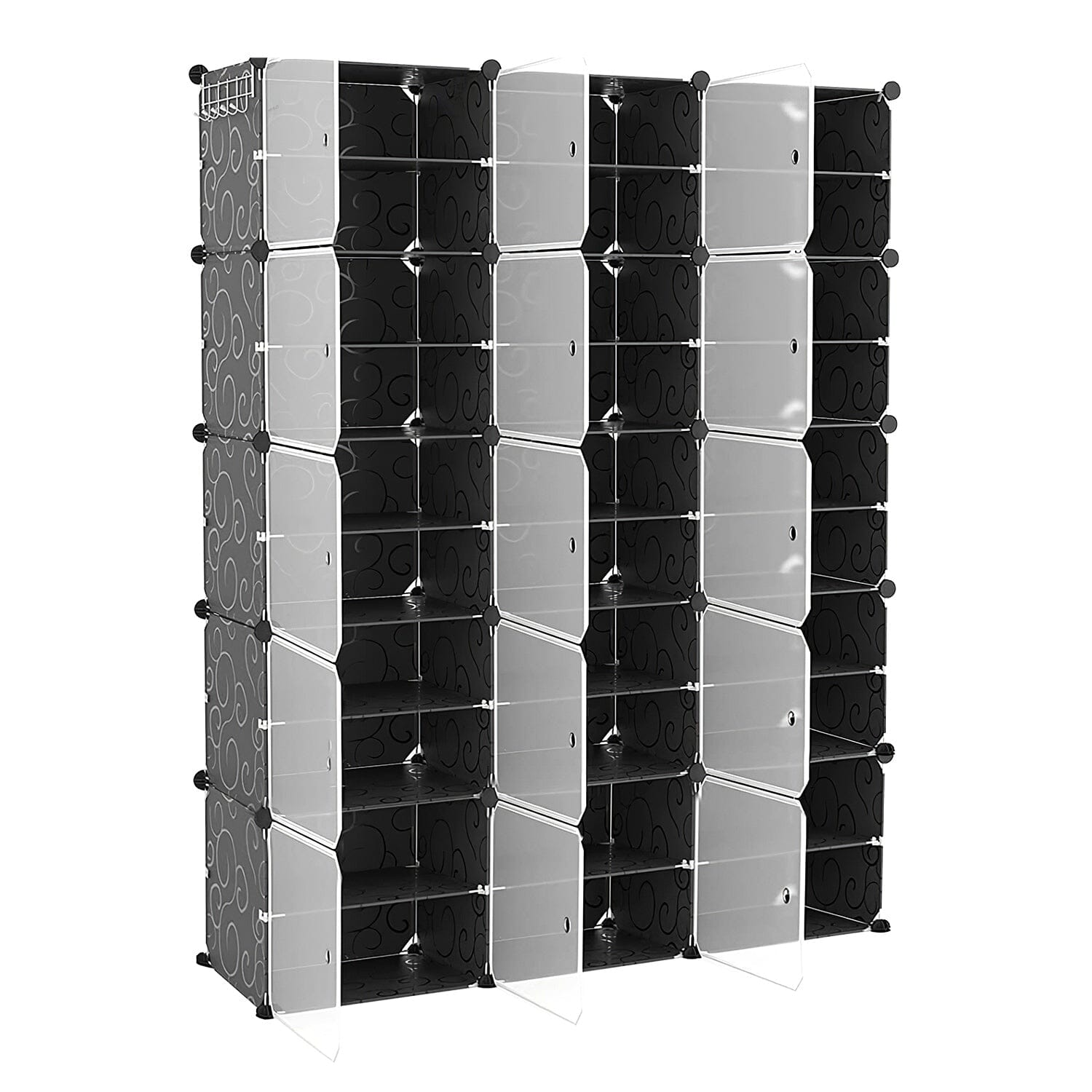 Shoe Rack Organizer with Transparent Doors Fashionable For Sale