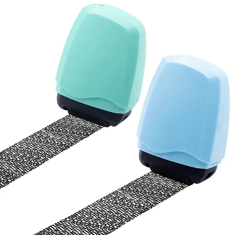 3-Pack: Identity Protection Roller Stamp With Credit Card Online