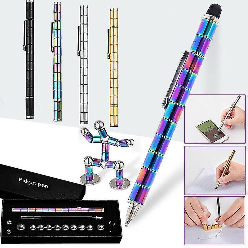 2-Pack: Decompression Magnet Metal Pen Get Authentic Sale Online