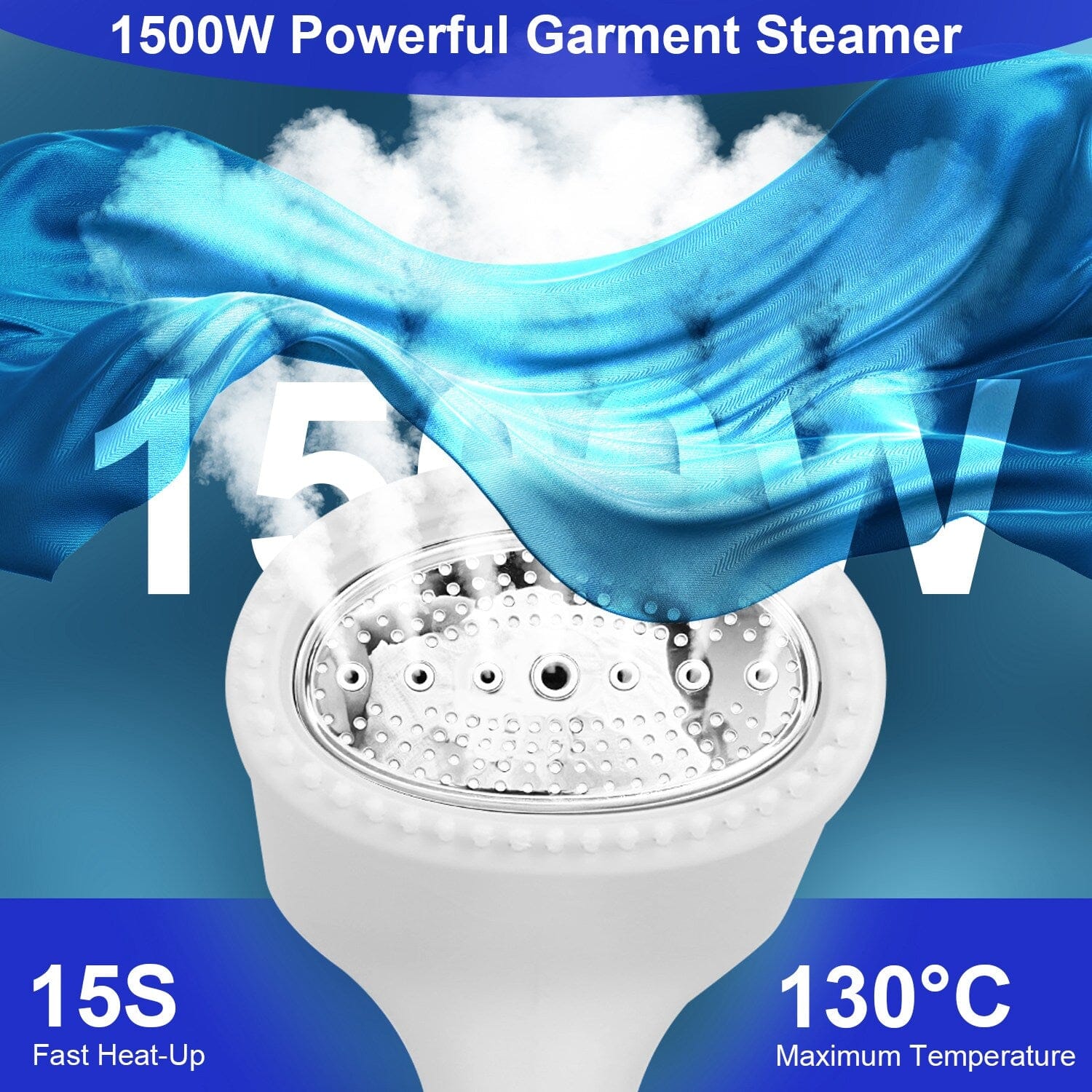 1500W Garment Steamer Portable Handheld Fabric Steamer with Lint Brush Removable 350ml Water Tank Marketable For Sale