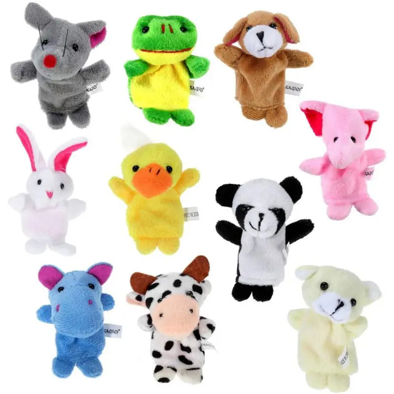 10-Piece Set: Cute Finger Puppets Baby Mini Plush Toys Buy Cheap Inexpensive