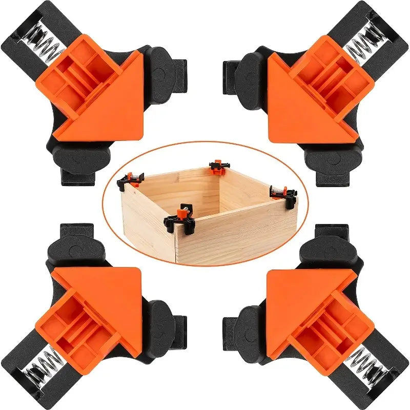 4-Piece Set: Precision 90 Degree Angle Clamps for Woodworking Cheap Sale Visit