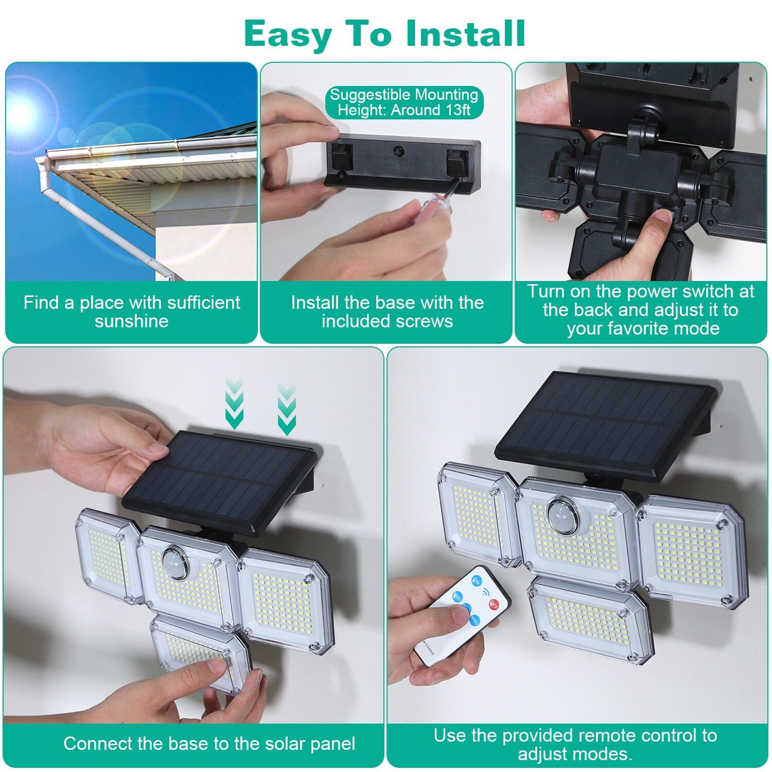 Solar Powered Wall Lights Outdoor Motion Sensor Lamps Recommend Cheap Pice