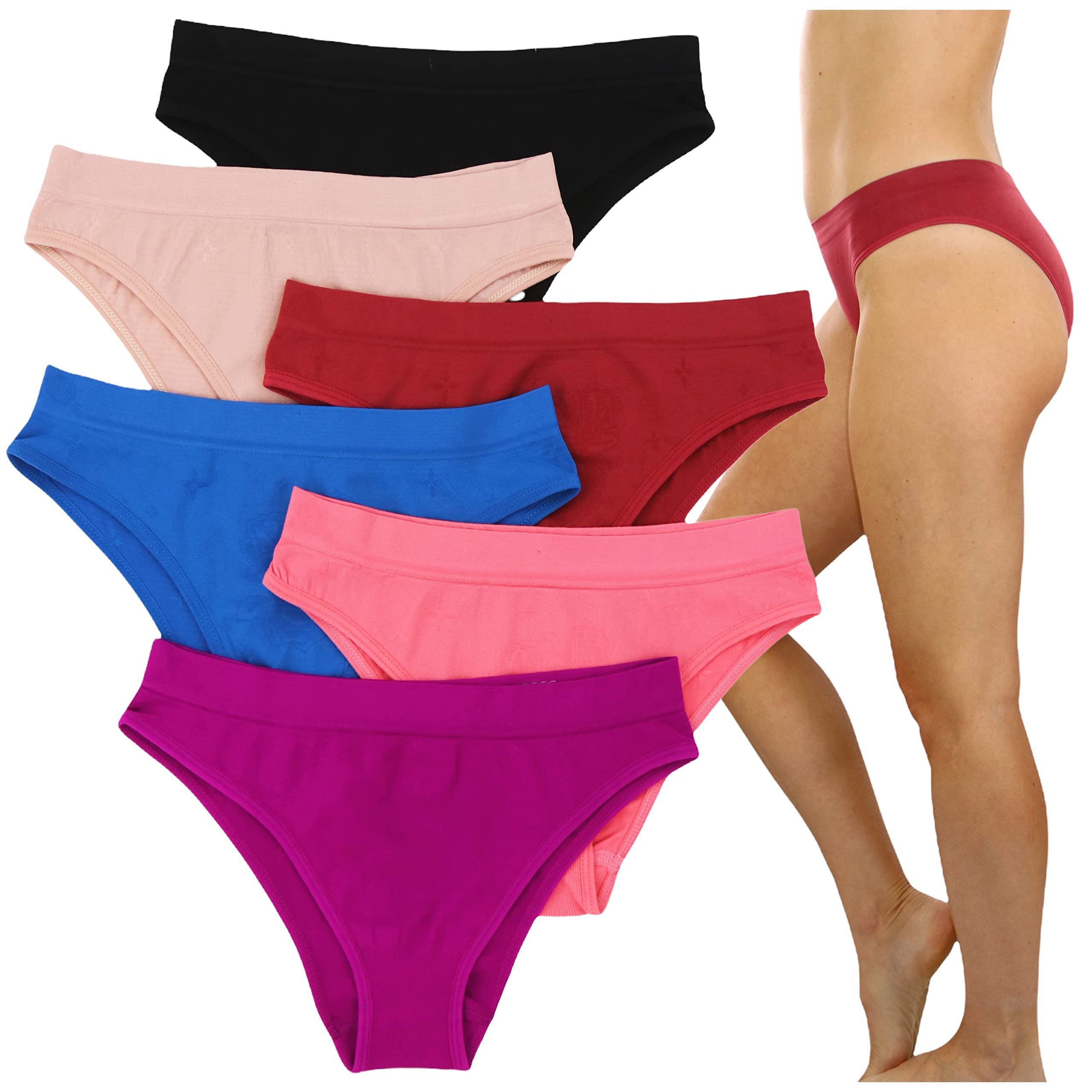 6-Pack: ToBeInStyle Women's Comfortable Bikini Brief Panties Cheap Sale Visit New