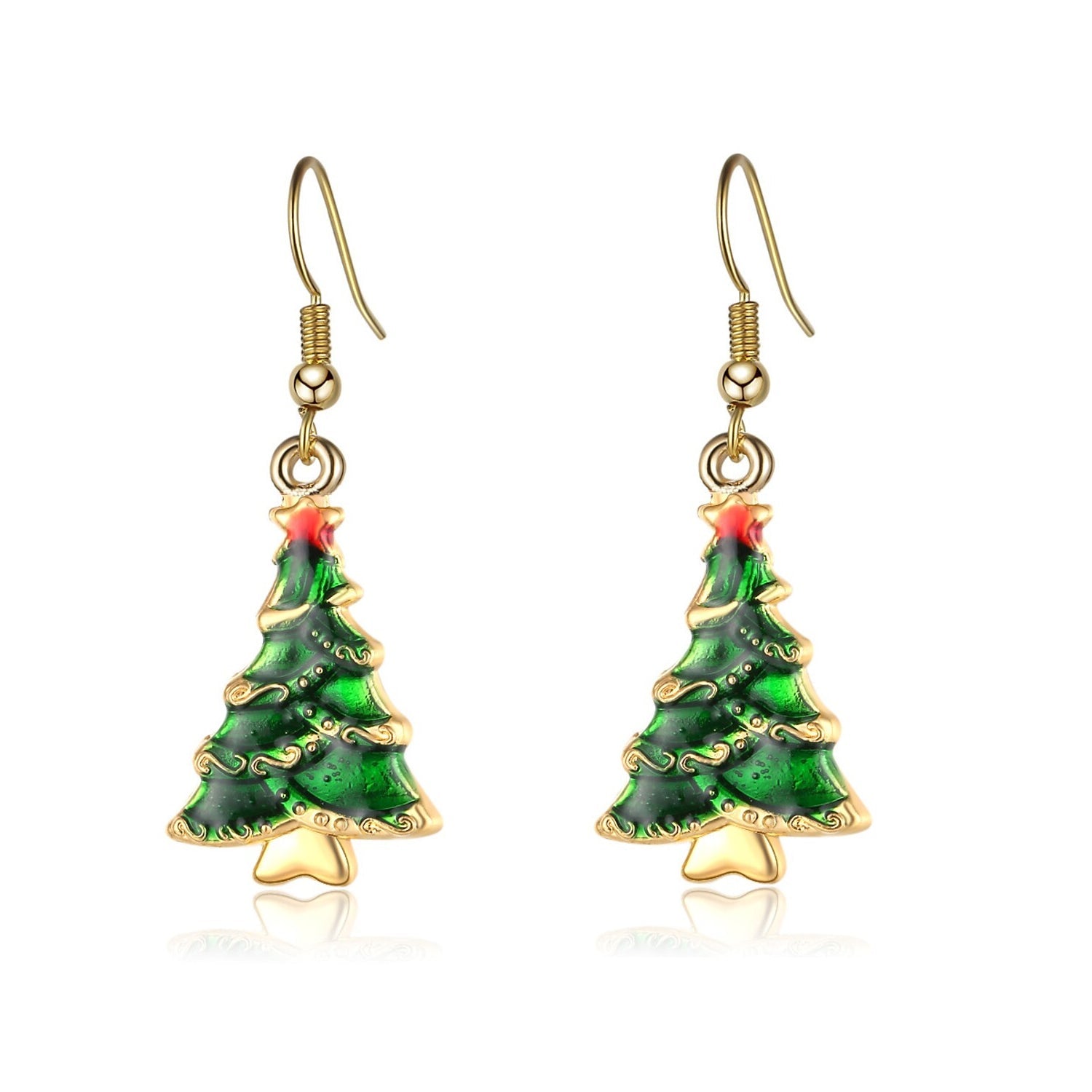 Christmas Ear Decor Hooks Creative Ladies Holiday Earrings Purchase For Sale