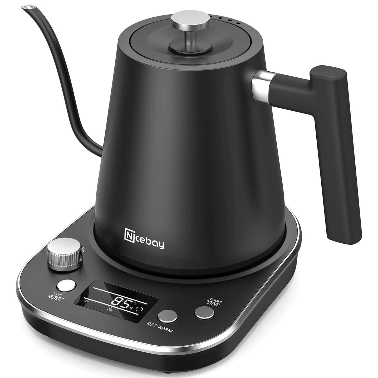 Nicebay SK-0804 Electric Gooseneck Electric Kettle with Heating Base (Refurbished) Best Place To Buy