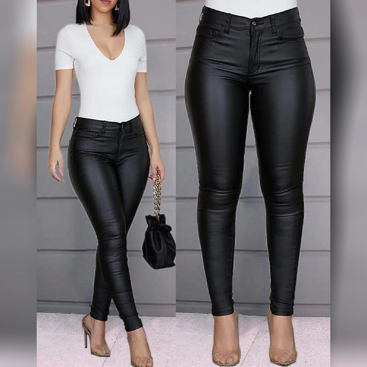 Women's Skinny Leather Pants Cheap Sale 2025 Newest