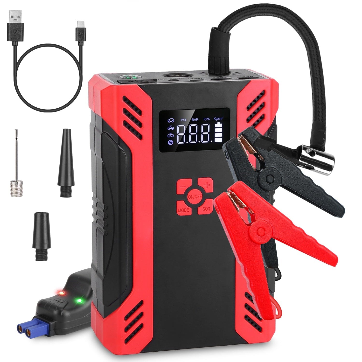 Car Jump Starter with Air Compressor Cheap Pice Free Shipping