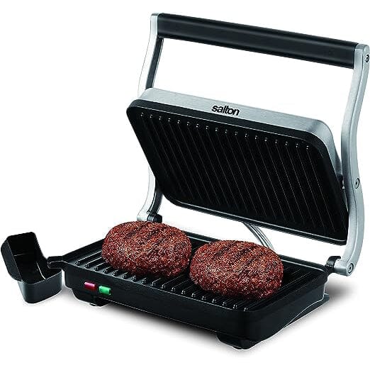 Salton Stainless Steel Panini Grill Wide Range Of Online