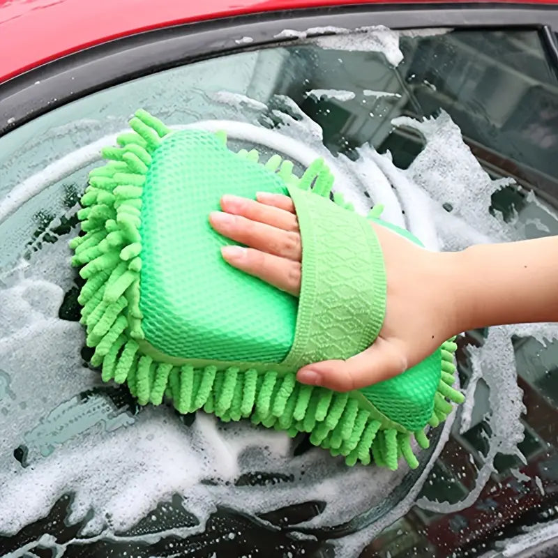 5-Pieces: Car Wash Mitt Chenille Microfiber Wash Sponge Scratch Free Free Shipping Nicekicks