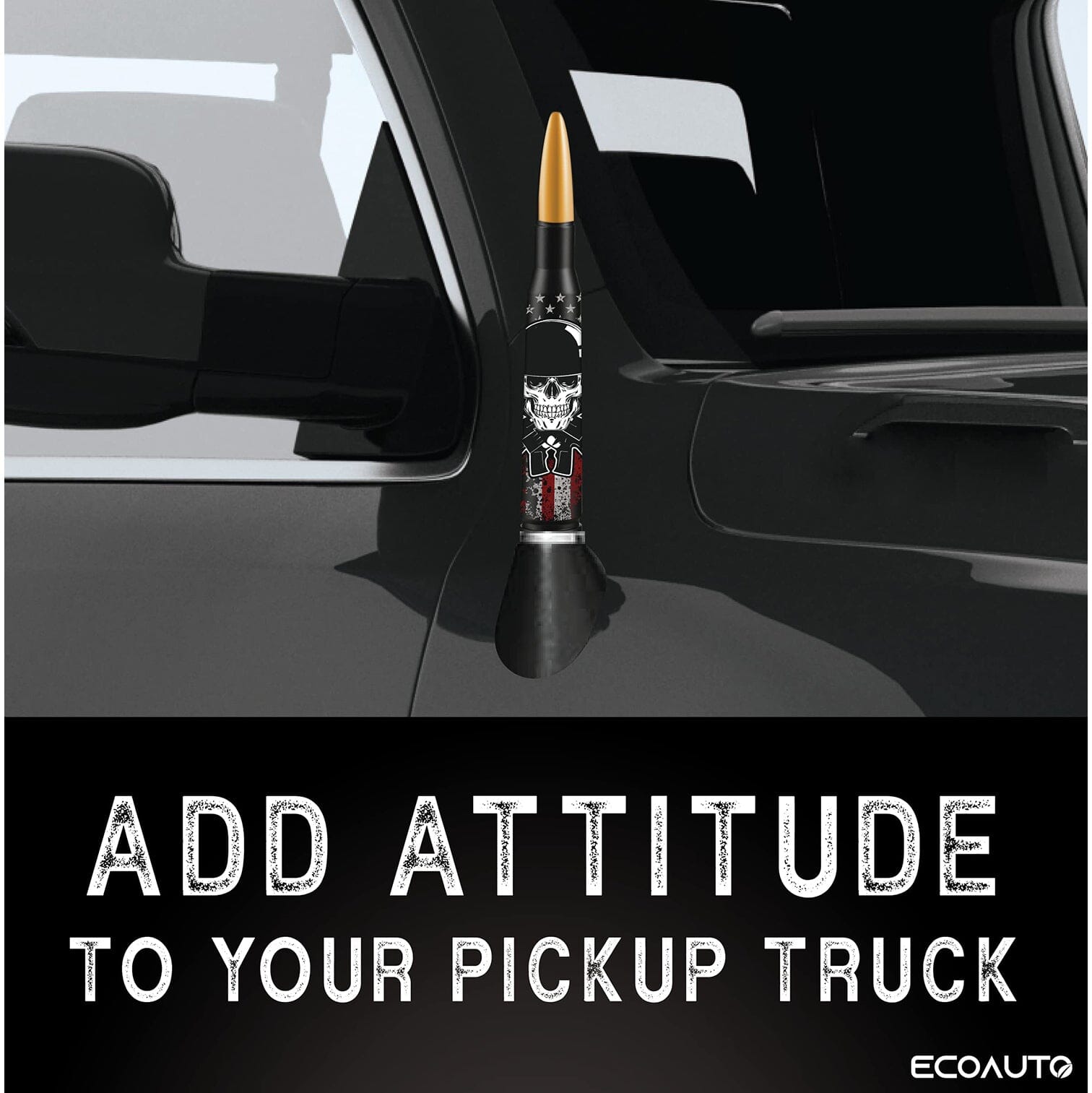 EcoAuto Badass Bullet Antenna Replacement Fits All Chevy & GMC Truck Big Discount Online