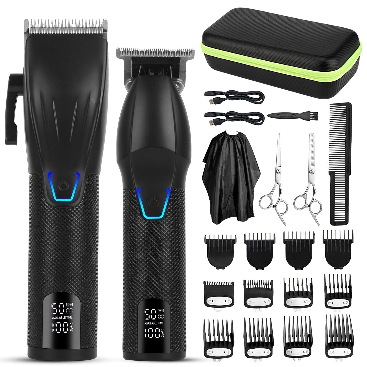 Men Electric Barber Clipper Hair Cutting Combo Set T Outliner Shaver Trimmers Classic For Sale