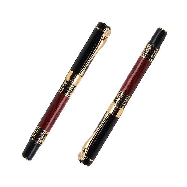 2-Pack: Wood Grain Classical Fountain Pen Ballpoint Pen Manchester Sale Online