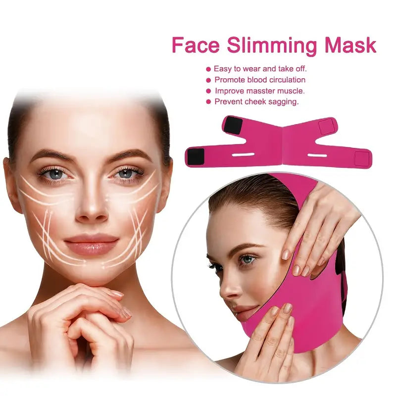 3-Pack: Face Lifting Firming Bandage Face Belt Cheap Best Seller