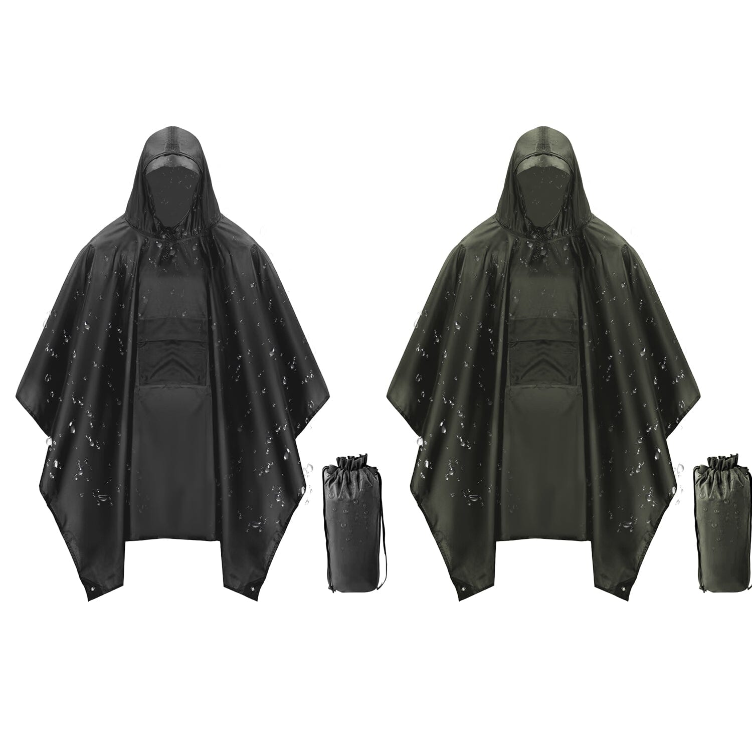 Unisex Hooded Rain Poncho with Pocket Cheapest Pice Online