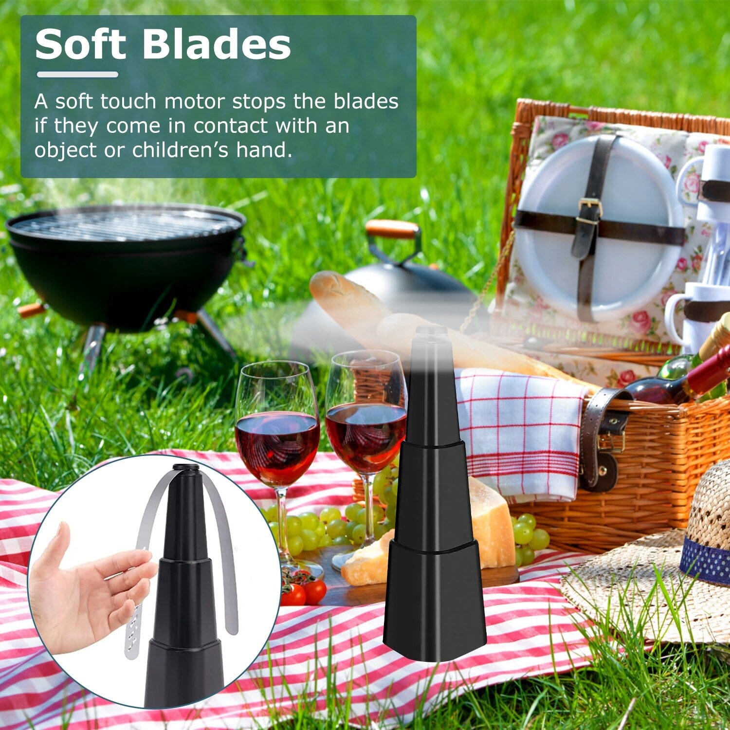 4-Pieces: Fly Repellent Fan Table Top Battery Powered Bug Deterrent Cheap Get Authentic