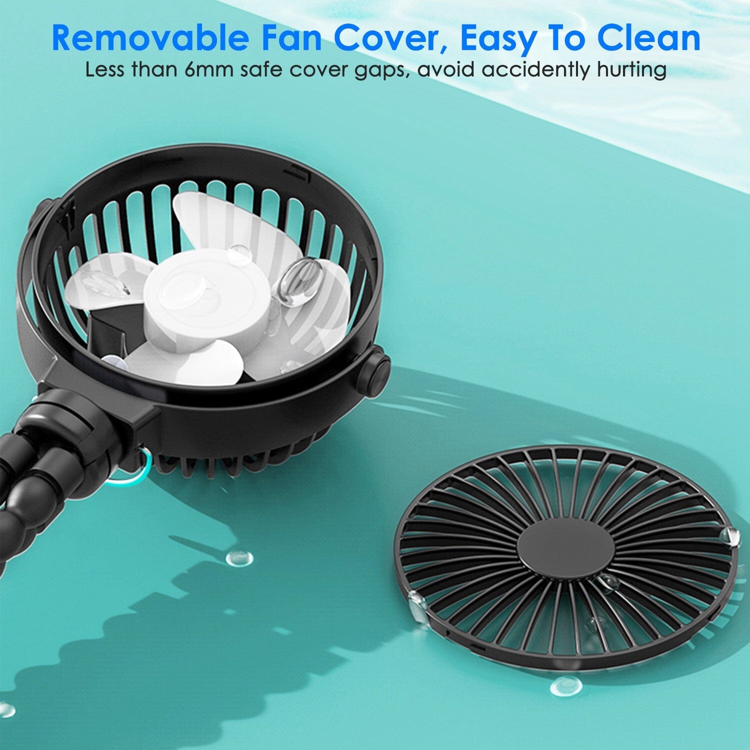 Rechargeable Handheld Fan with Flexible Tripod Buy Cheap Newest