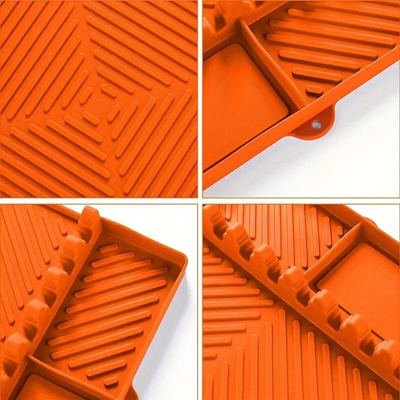 Silicone Grill Mat with Side Shelf Outlet Fashion Style