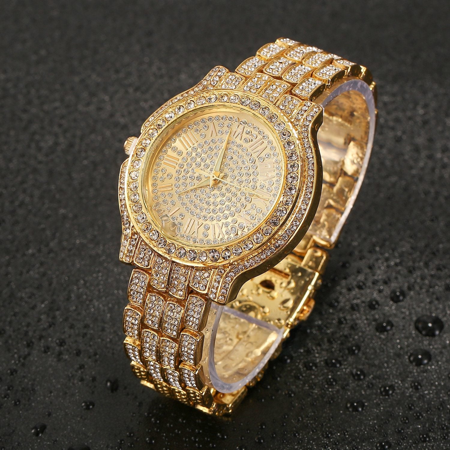 Luxury Crystal Rhinestone Quartz Watch Outlet 2025 New