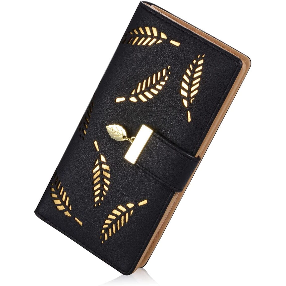 Sweet Cute Women's Long Leaf Bifold Wallet Cheap Sale Collections