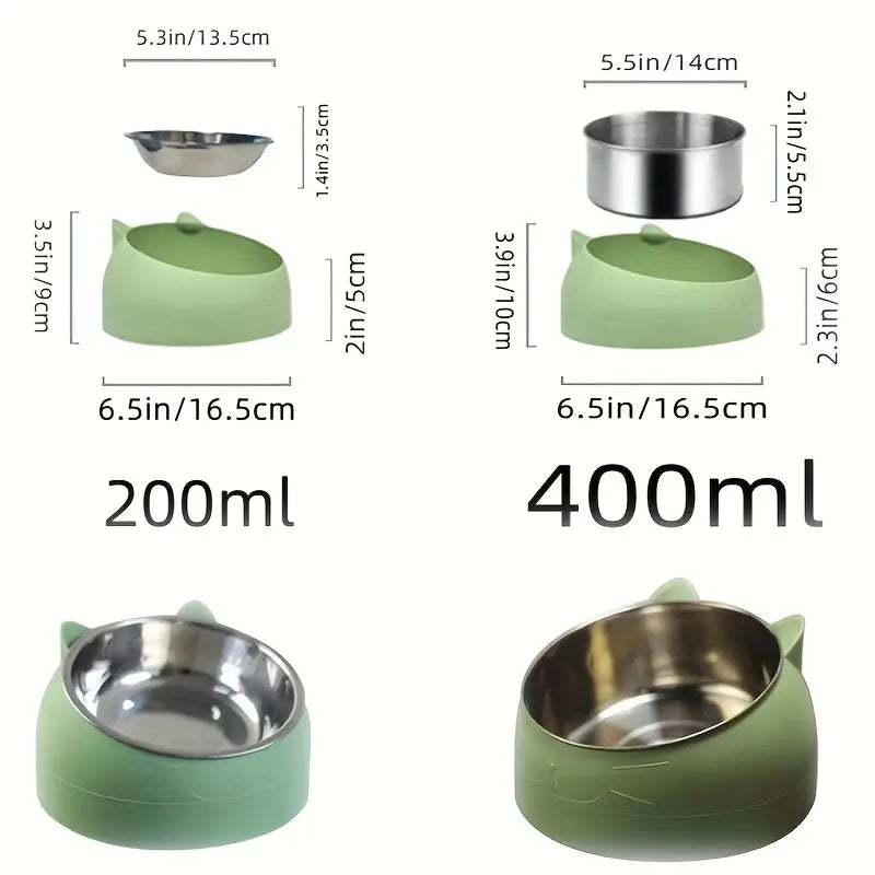 Premium Stainless Steel Cat & Dog Bowls - Non Slip Base for Food & Water Tumblr Cheap Pice