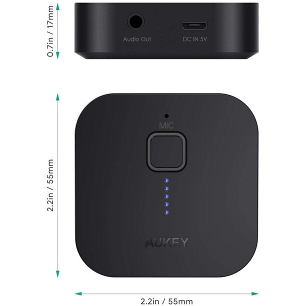 AUKEY Bluetooth Receiver V4.1 Wireless Audio Music Adapter Footlocker Finishline For Sale