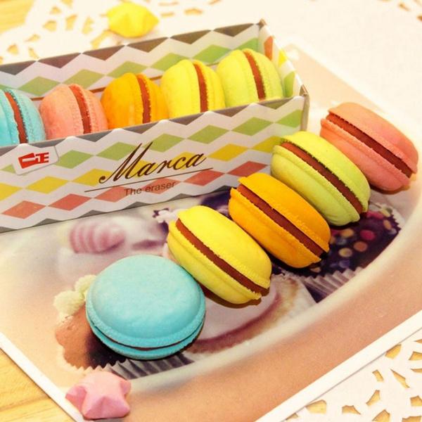 5-Pack: Macaron Erasers Buy