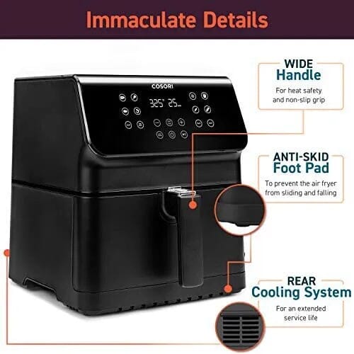 COSORI 12-in-1 Air Fryer Large XL 5.8QT 1700-Watt Air Fryer Oven The Cheapest For Sale