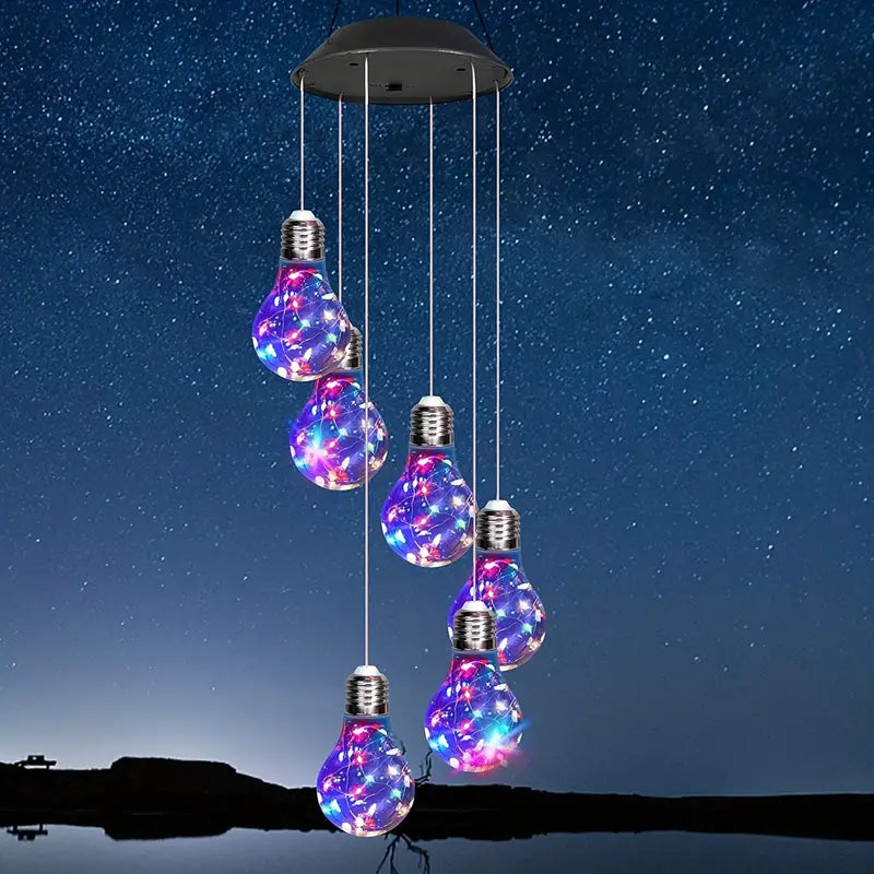 Colorful Lights Solar Wind Chimes for Outside Affordable Sale Online