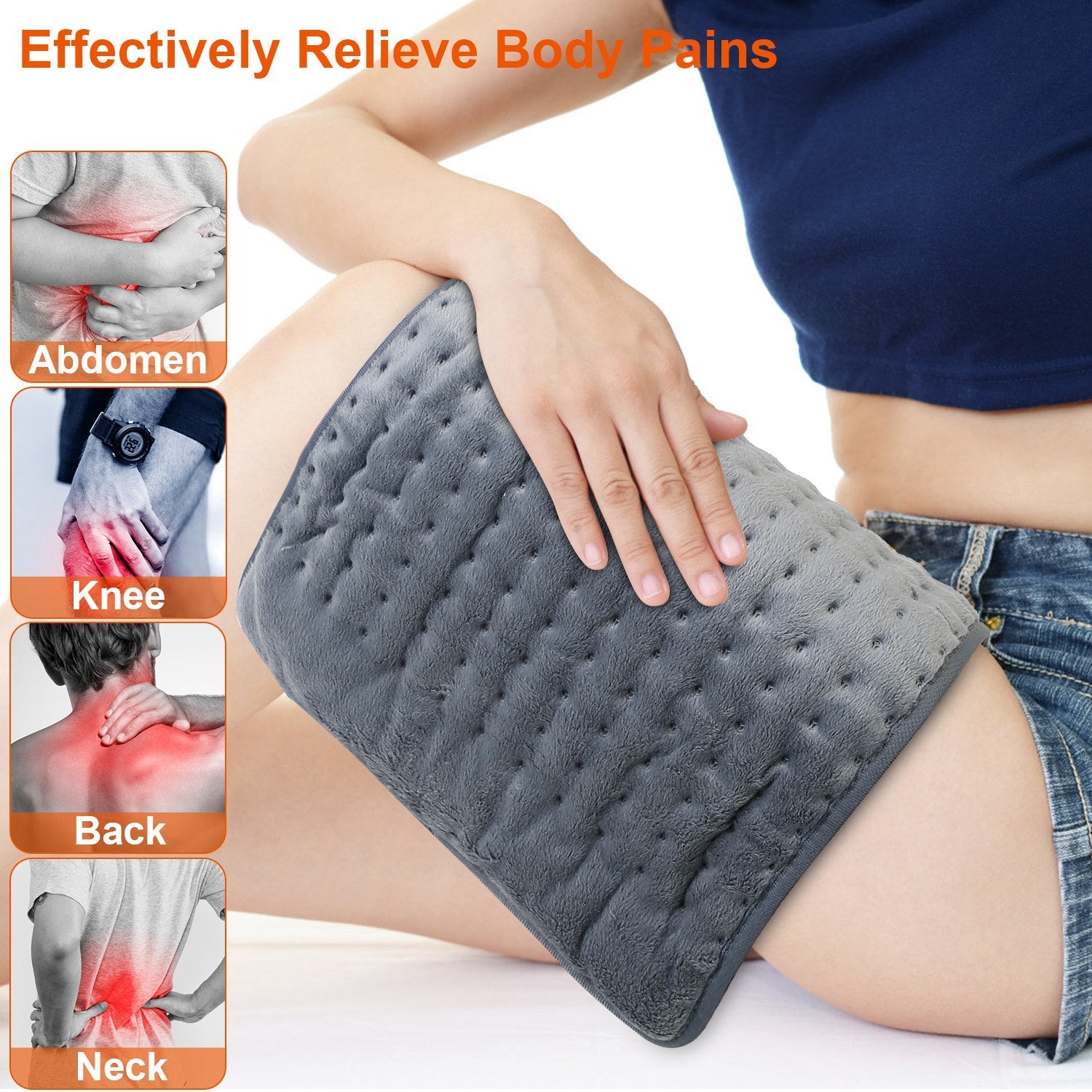 Electric Heating Pad with 9 Temperature Levels Free Shipping Inexpensive