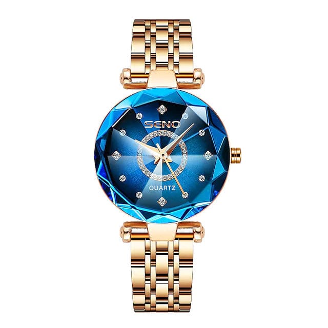 Women Golden and Silver Classic Quartz Watch Discount Low Shipping Fee