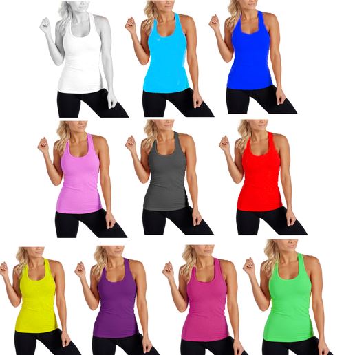 6-Pack: Women's Solid Smooth Assorted Tank Tops Free Shipping Perfect