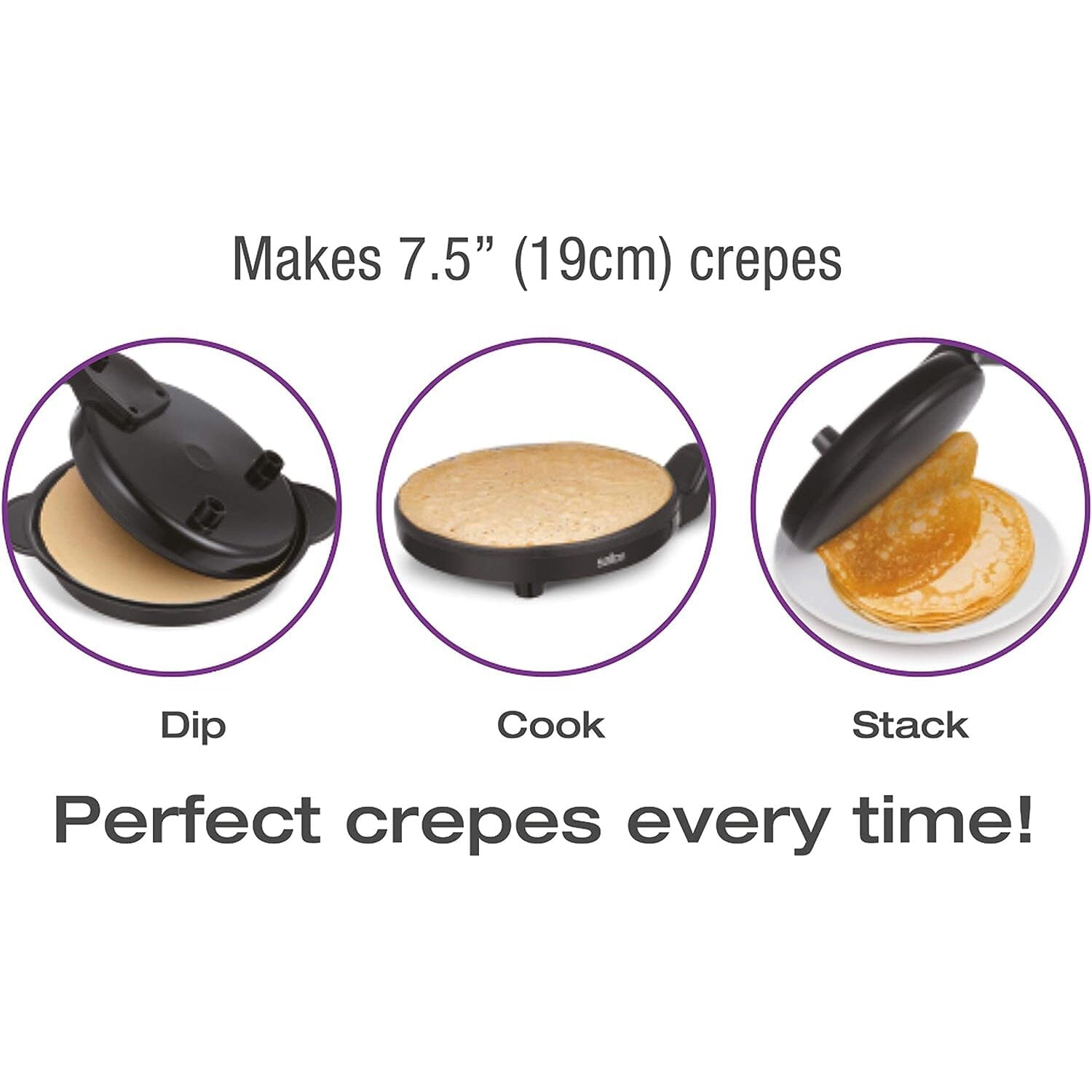 Salton Corded Crepe Maker Shop For Cheap Pice