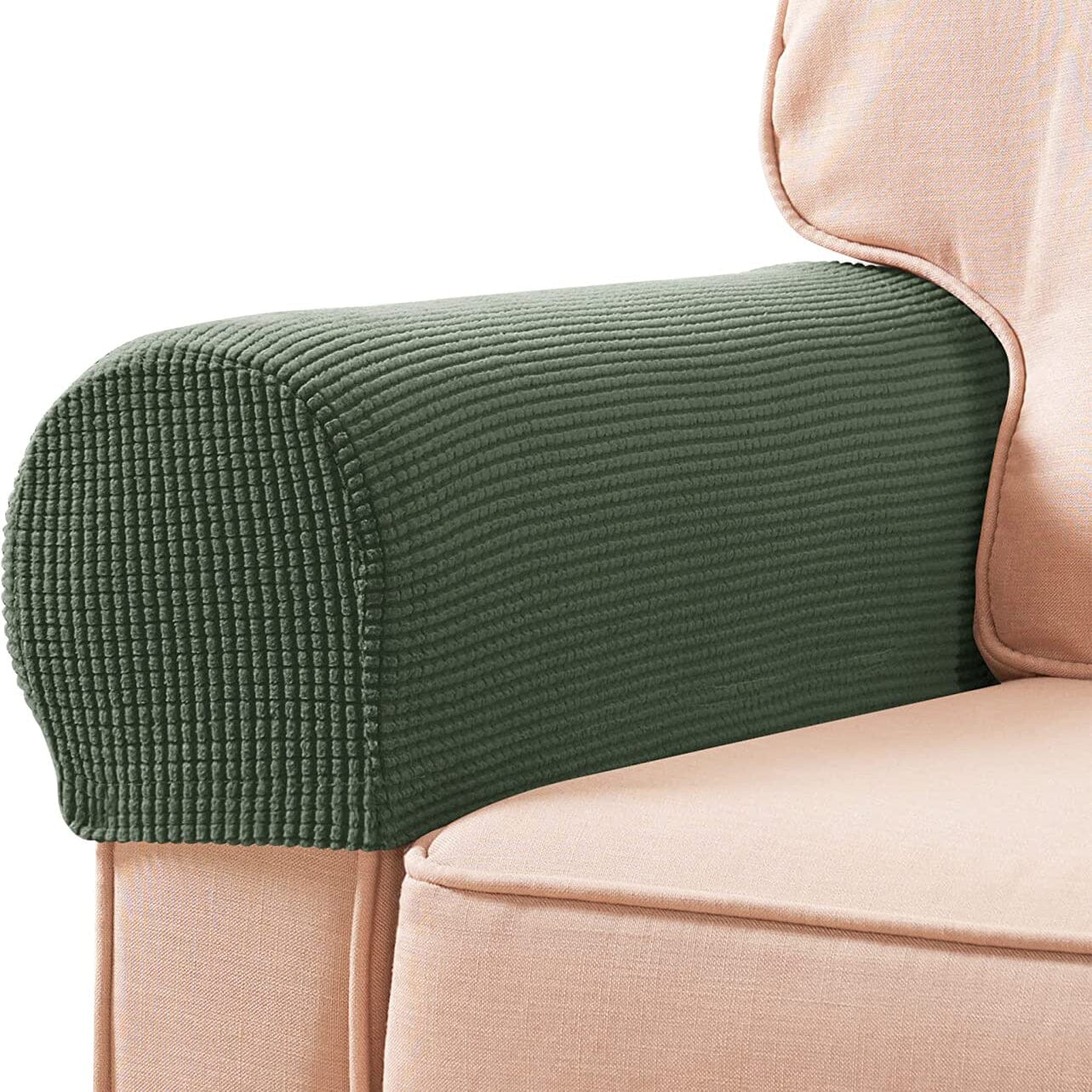 2-Piece: Jacquard Sofa Armrest Slipcover Where To Buy Cheap Real