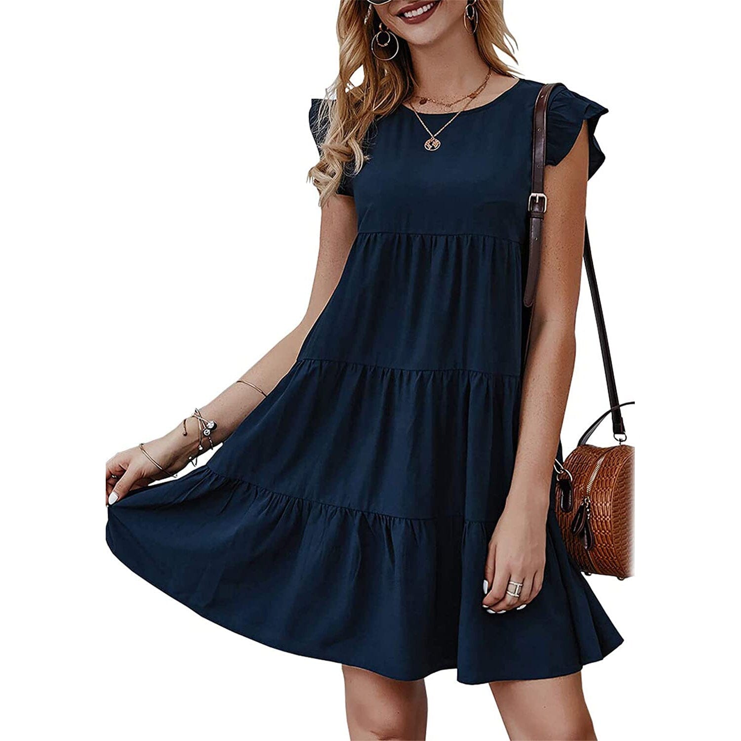 Women's Sleeveless Ruffle Sleeve Summer Dress Buy Cheap Extremely