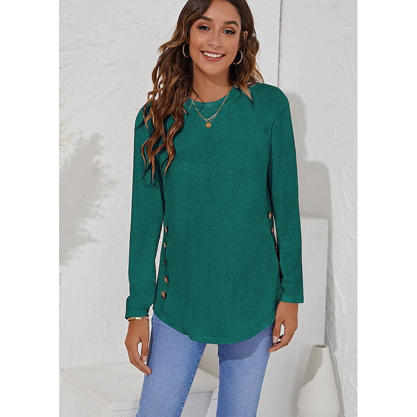 Women's Long Sleeve Crew Neck T-Shirt Footlocker Pictures Cheap Online