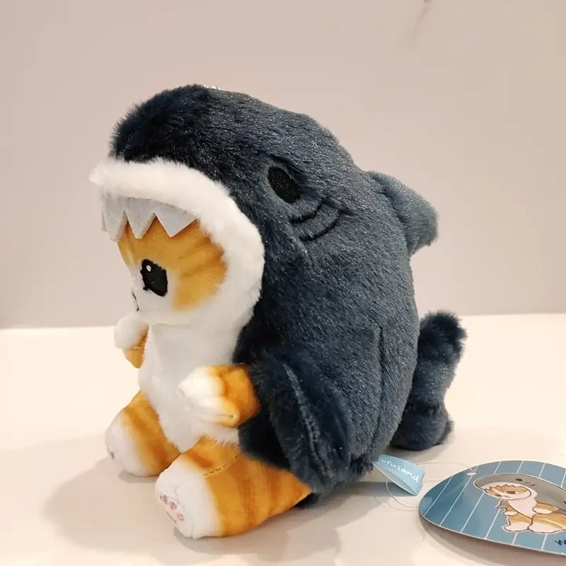 12'' Cute Shark Cat Plush Toy Sale Cheapest