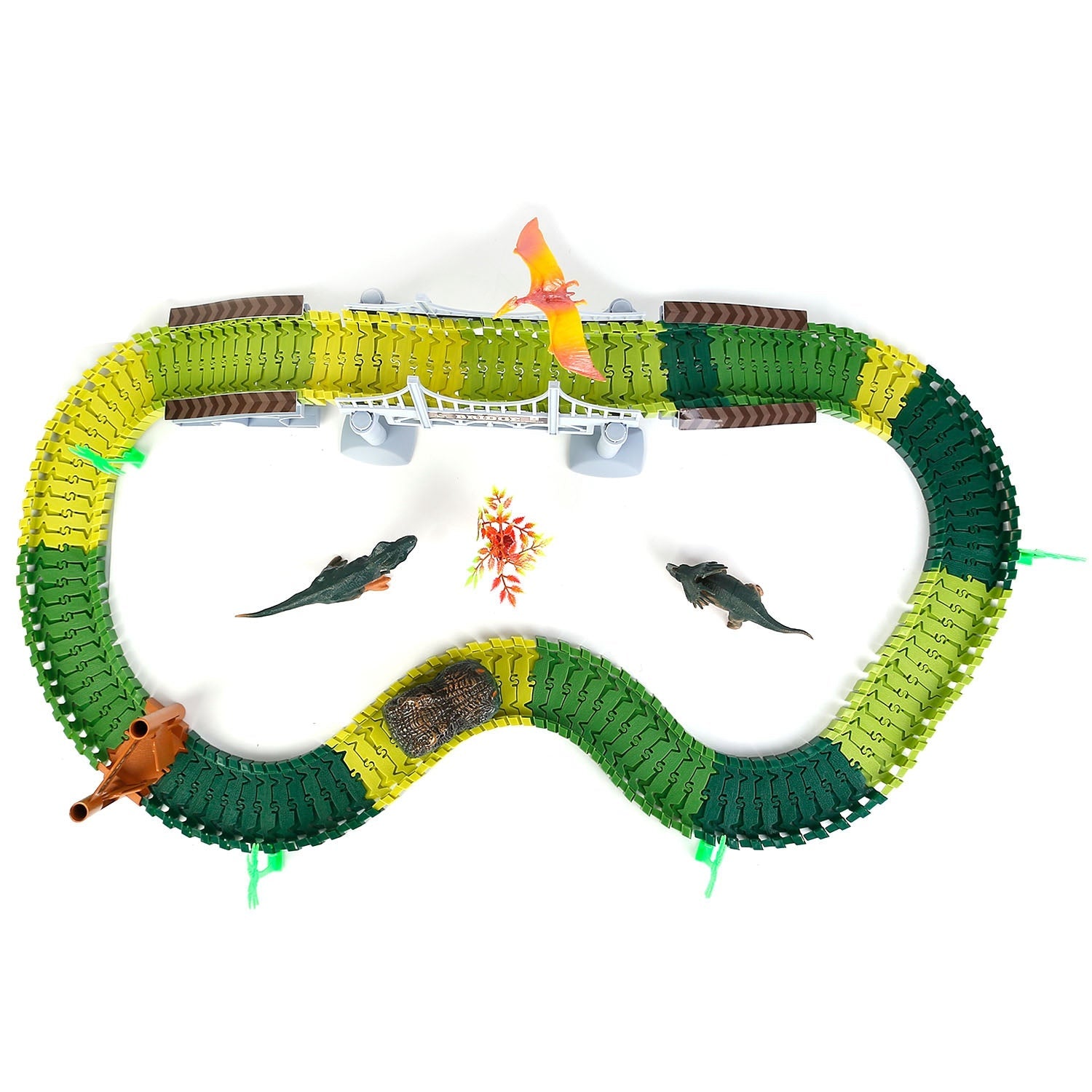 175-Piece: Dinosaur Race Track Set Fast Delivery Online